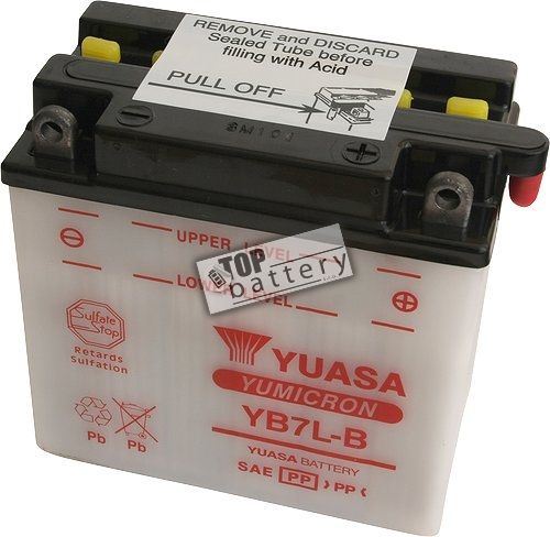 Motobaterie Yuasa YB7L-B, 12V, 8Ah