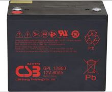 Akumulátor (baterie) CSB GPL12800, 12V, 80Ah, zapuštěný závit M6