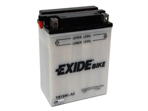 Motobaterie EXIDE BIKE Conventional 12Ah, 12V, 170A, YB12AL-A2