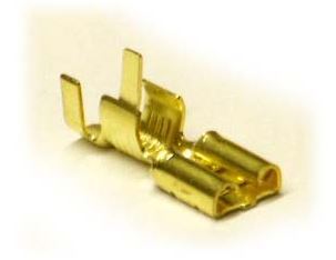 Konektor Faston 6,3 mm, 4-6mm dutinka