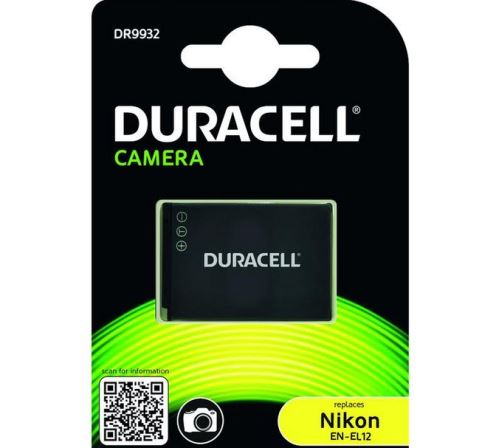 Baterie Duracell Nikon EN-EL12, 3,6V (3,7V) - 1000mAh