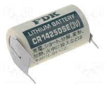 Baterie FDK CR14250SE-D, 3V, 850mAh, 1/2AA, Lithium, 1ks