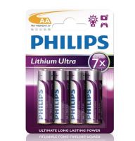 Baterie Philips FR6, AA, Lithium Ultra, (Blistr 4ks)