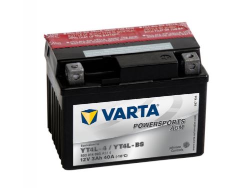 Motobaterie VARTA YTX4L-BS, 3Ah, 12V (YT4L-BS)