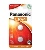 Baterie Panasonic Alkaline LR44, AG13, 357, 1,5V,  (Blistr 2ks)