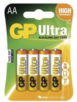 Baterie GP 15AU Ultra Alkaline, R6, AA, (Blistr 4ks)