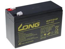 Baterie Long 12V, 7,2Ah olověný akumulátor F2