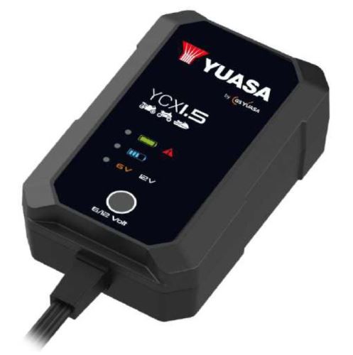 Nabíječka Yuasa YCX1.5; 6V/12 V, 1,5 A, 7 stupňů nabíjení