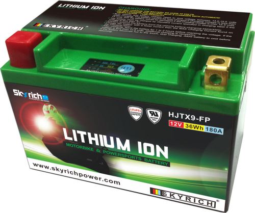 Motobaterie Skyrich HJTX9-FP Lithium (12V, 3Ah, 180A, 36Wh)