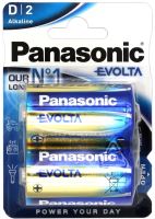 Baterie Panasonic Evolta Alkaline, LR20, D, (Blistr 2ks)