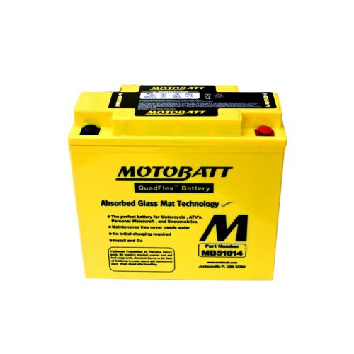 Motobaterie Motobatt MB51814 12V, 22Ah, 220A (KTZ19S, 51814, 51913) (1)