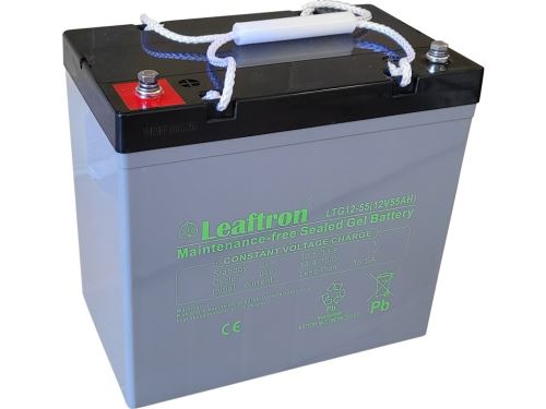 Akumulátor (baterie) Leaftron LTG12-55, 12V - 55Ah, cyklická
