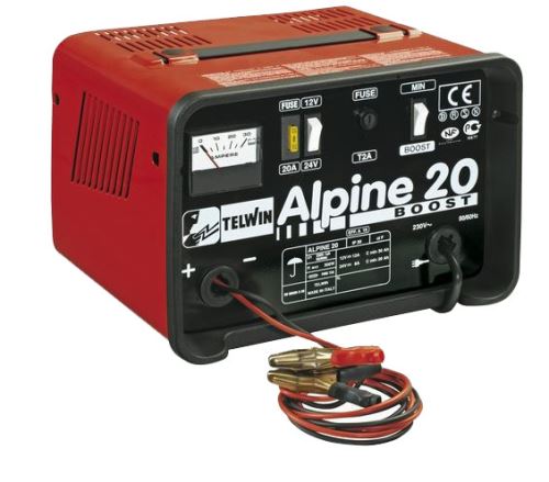 Nabíječka autobaterií Telwin Alpine 20 Boost, 12V/24V