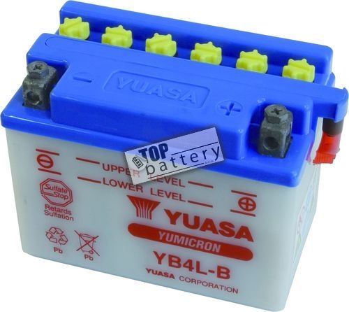 Motobaterie Yuasa YB4L-B, 12V, 4Ah