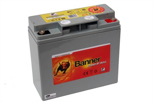 baterie SBX 12-18, 12V, 18Ah - AGM (životnost 10-12 let)