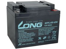 Baterie Long 12V, 45Ah olověný akumulátor F4 (WPL45-12N)