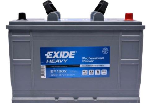 Autobaterie EXIDE PowerPRO, 12V, 120Ah, 870A, EF1202