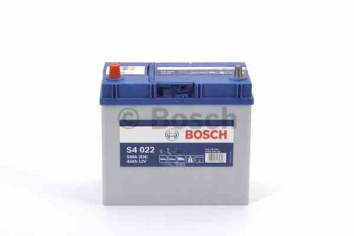 Autobaterie BOSCH Blue S4 022, 45Ah, 12V, 330A, 0 092 S40 220 (1)