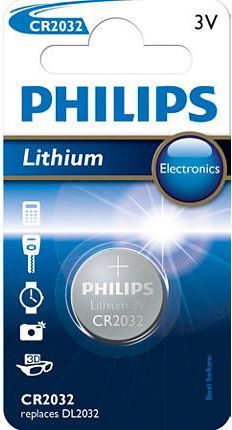 Baterie Philips CR2032, Lithium, 3V, (Blistr 1ks)
