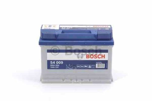 Autobaterie BOSCH Blue S4 009, 74Ah, 12V, 680A, 0 092 S40 090 (1)