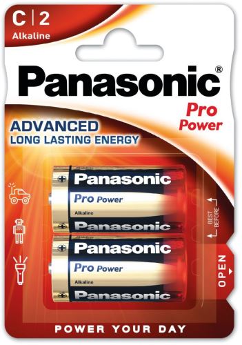 Baterie Panasonic Pro Power, LR14, C, (Blistr 2ks)