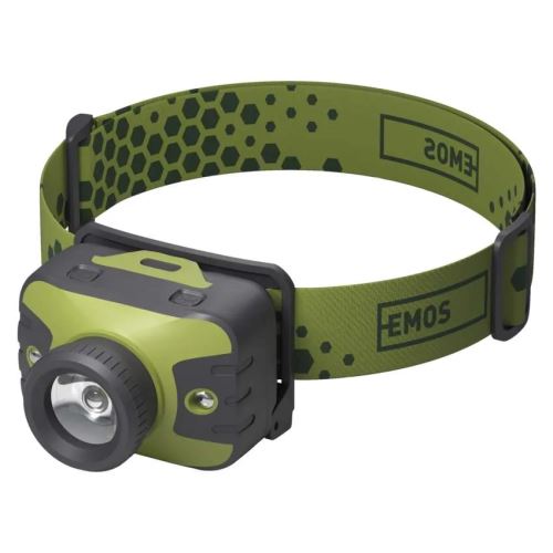 CREE LED čelová svítilna P3539, 330 lm, 200 m, 3× AAA