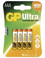 Baterie GP 24AU Ultra Alkaline, R03, AAA, (Blistr 4ks)