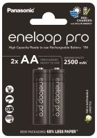 Baterie Panasonic Eneloop Pro BK-3HCDE/4BE, AA, 2500mAh, (blistr 2ks)