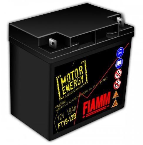 Fiamm FT19-12B, 12V, 19Ah, AGM - baterie pro sekačky, garden