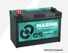 etikeTrakční baterie GS-YUASA Marine 80Ah, 12V, 450A, lodní baterie