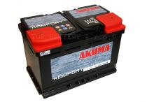 Autobaterie Akuma Komfort 12V, 74Ah, 640A, 7905549