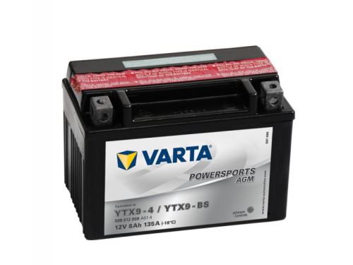 Motobaterie VARTA YTX9-BS, 8Ah, 12V