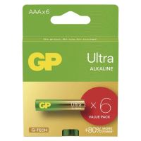 Baterie GP 24AU Ultra Alkaline, R03, AAA, (Blistr 6ks)