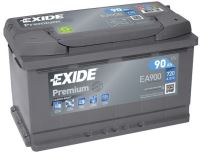 Autobaterie EXIDE Premium, 12V, 90Ah, 720A, EA900, Carbon Boost