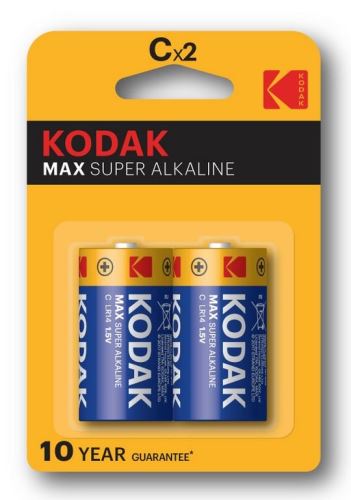 Baterie Kodak Max LR14, C, 1,5V, Alkaline, (Blistr 2ks)