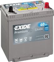 Autobaterie EXIDE Premium, 12V, 40Ah 350A, EA406, Carbon Boost