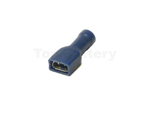 Konektor Faston 6,3 mm, 1-2,5mm dutinka, celá izolovaná