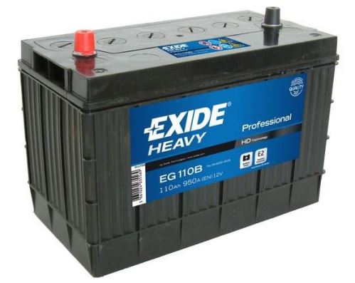 Autobaterie EXIDE StartPRO, 12V, 110Ah, 950A, EG110B (1)