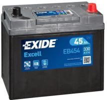 Autobaterie EXIDE Excell 12V, 45Ah, 300A, EB454