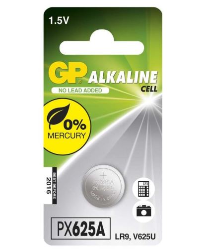 Baterie GP PX 625A, LR9, Alkaline, fotobaterie, 1041062511 (Blistr 1ks)