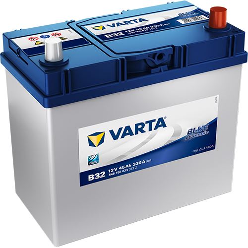 Autobaterie VARTA BLUE Dynamic 45Ah, 12V (B32) (2)